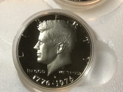 1976-S Bicentennial Kennedy Half, Proof 40% Silver Proof Original, Mint Capsule