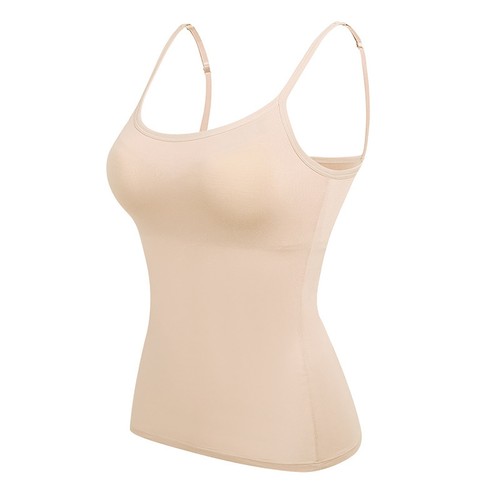 Ladies Adjustable Camisoles Women Basic Undershirt Spaghetti Strap Tank Top Vest - Picture 5 of 26