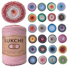 2mm Multicolor Cotton Macrame Cord 246 Yards 225 Mt Premium 1 Skein 8019
