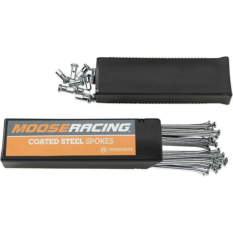 Juego de radios cromados traseros Moose Racing 19" Suzuki RMZ250 RMZ450 2007-2017 Foto 3 de 4