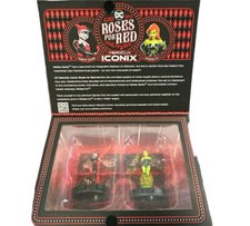 ICONIX - ROSES FOR RED Harley Quinn  Poison Ivy DC Heroclix Sealed  New 