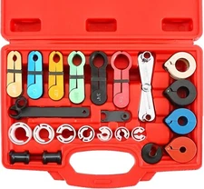 22PCS Quick Disconnect Fuel Line & AC Hose Tool Set for Auto Maintenance