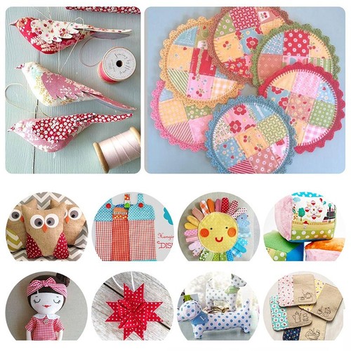 100* Mixed Color Floral Pre-Cut Bundle Charm Cotton Quilting Fabric Decor Home - Picture 5 of 8