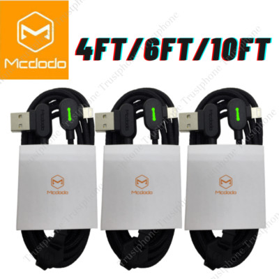 3 Pack Mcdodo 90 Degree Elbow USB Cable Charger Cord For iPhone 11 12 13 14 Pro