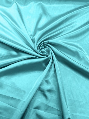 60" Stretch Satin Fabric - Silky Light Weight Stretch Satin Fabric By Yard - Picture 32 of 67