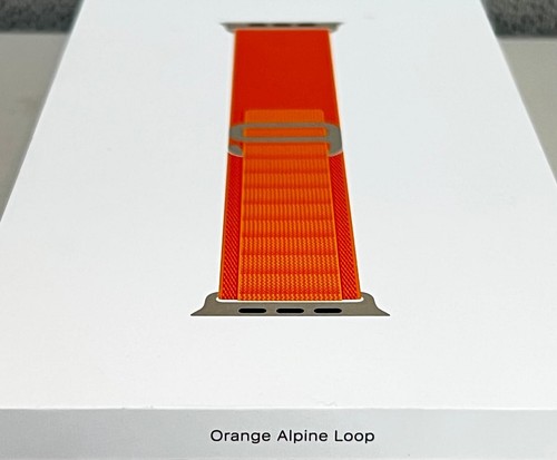 Bracelet Apple Watch authentique boucle alpine (49 mm) orange-petit (130 mm-160 mm) boîte ouverte - Photo 5 sur 5