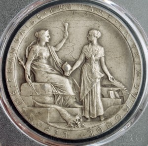 1869-France-Egypt-Matted-Silver-034-Opening-of-Suez-Canal-034-Medal-PCGS-SP-63