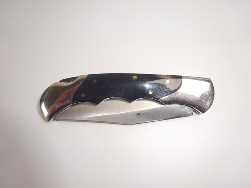 9.0" Heavy Duty Hand Made J2 Steel Blade Hiking Hunting Camping Folding Knife - Picture 9 of 9