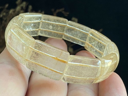 41g Natural Rare Yellow Hair Crystal Carving Manual 黄发水晶1599 - Bild 3 von 8