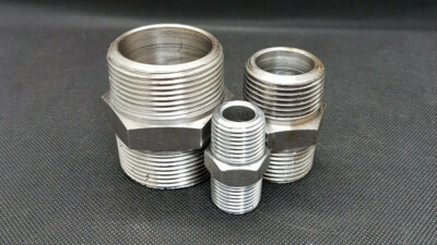 Doppelnippel Stahl Fitting schwarz 1/8'' - 3'' Zoll, EN 10241 DIN 2986