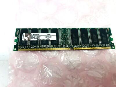Kingston 1GB PC3200 DDR-400MHz EEC Unbuffered 184-Pin DIMM RAM Module  KVR266/1GR