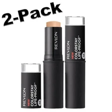 2 Pack Revlon Colorstay Matte Foundation Stick - 240 Medium Beige. New & Sealed!
