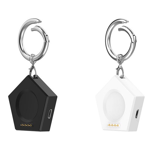 Portable Magnetic Wireless Charger Adapter Charger Dock Keyring for OPPO Watch X - Picture 1 of 14