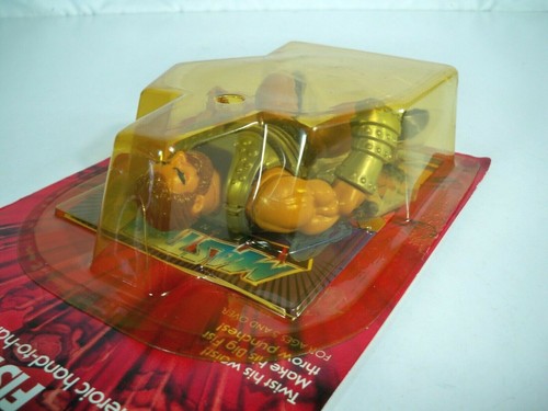 K22i05091 FISTO MOC MINT ON SEALED CARD HE-MAN 1983 MOTU VINTAGE FIGURE MATTEL - Picture 10 of 12