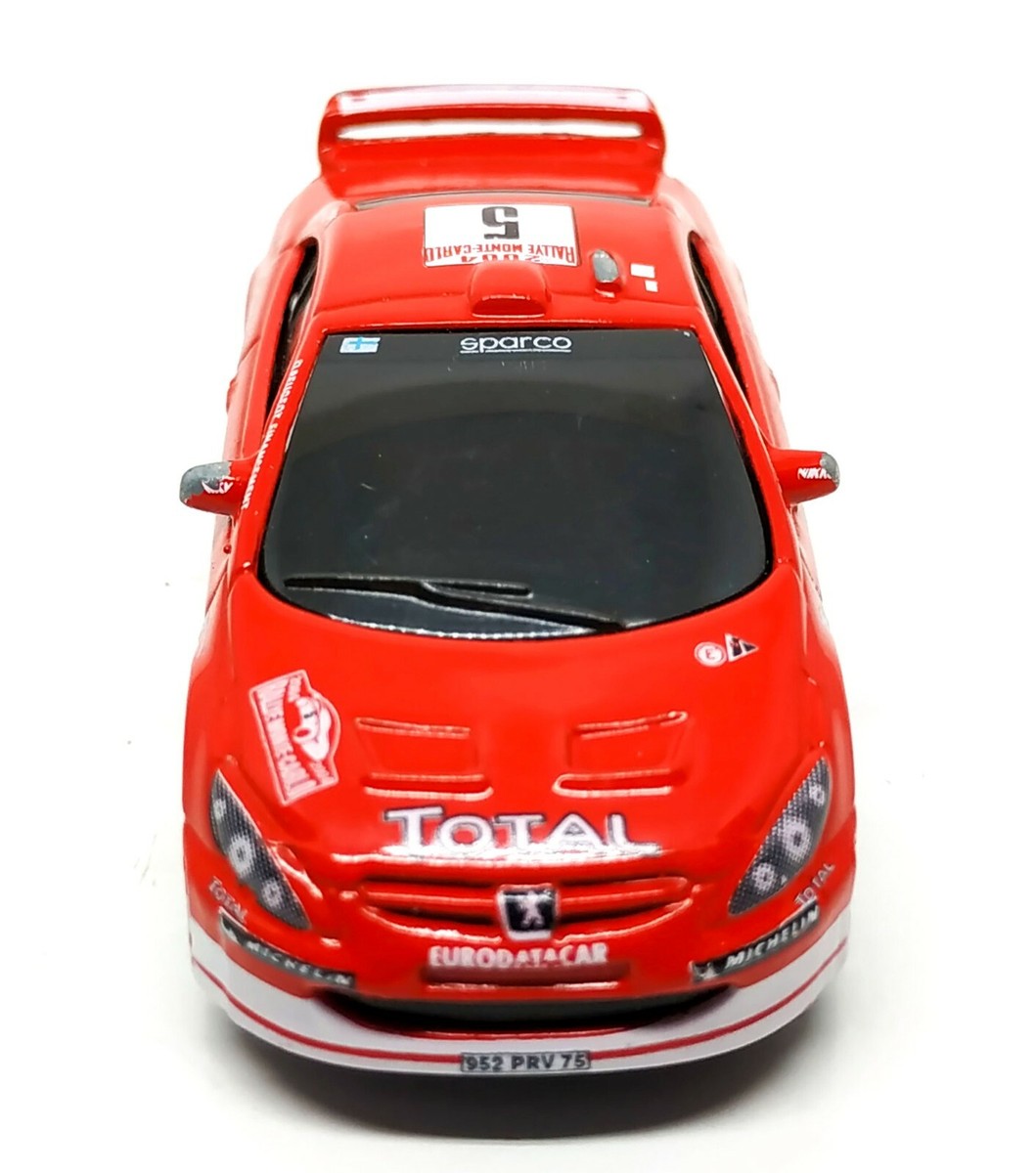 プジョー307 WRC ミニカー 3台セット Majorette Peugeot 307 WRC OMV Dark Blue 1:58 (3