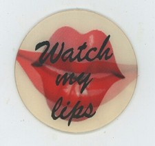 2 Watch my Kissing Lips 1960's VARI-VUE Motion Animation Lenticulars 2 1/2