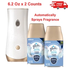 2Ct Automatic Spray Refill & Holder Kit 6.2 Oz, Air Freshener for Home& Bathroom