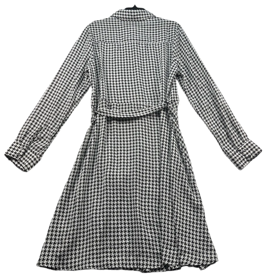NY Collection Dress Womens size Large Petite PL Black White Houndstooth  New - Image 2 of 4
