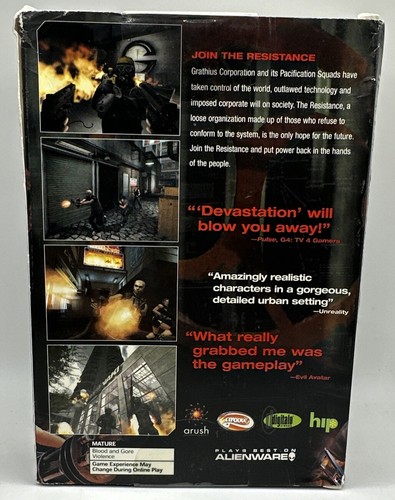Devastation: Resistance Breeds Revolution PC Game Brand New sealed Small Box - Picture 2 of 6