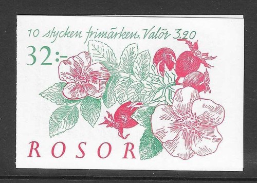 1994 Sweden Roses" issue booklet Sc. #2075a - Picture 2 of 2