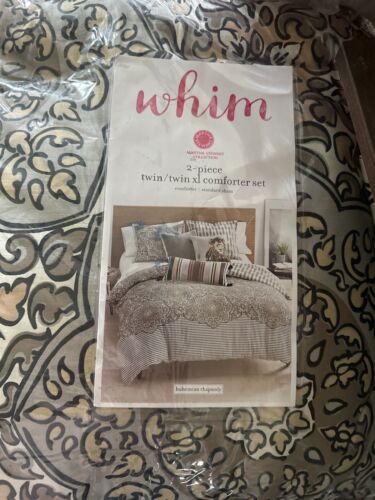 Martha Stewart Whim Bohemian Rhapsody 2 Pcs Twin/Twin XL Comforter Set - Picture 1 of 1