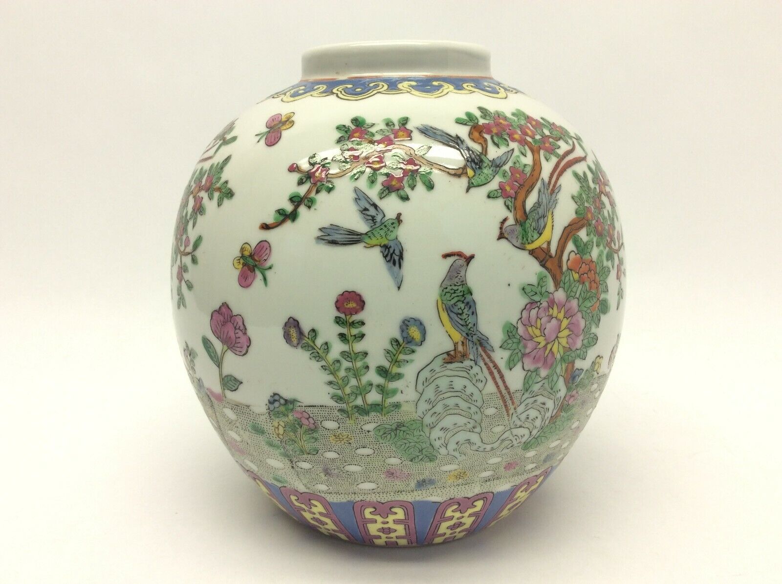 Painted Porcelain Stamped Chinese China Reign Mark Ginger Jar Asian | eBay