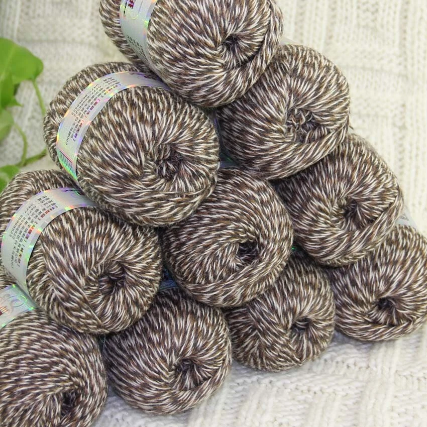 New Sale Soft 10 SkeinsX50g Pure Cashmere Blankets Hand DIY Knit Wool Yarn 30