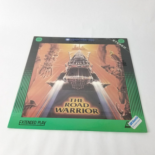 Vintage Laserdisc Movie The Road Warrior Mad Max Mel Gibson Action Hero Sealed - Picture 3 of 11