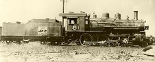 FF358  RP 1940s? WESTERN PACIFIC RR ENGINE #81 LURIAS FOR SCRAP IN 1949