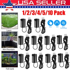 USB Mini Water Pump Mute Small Submersible Pump Garden Home Fountain Fish Tank