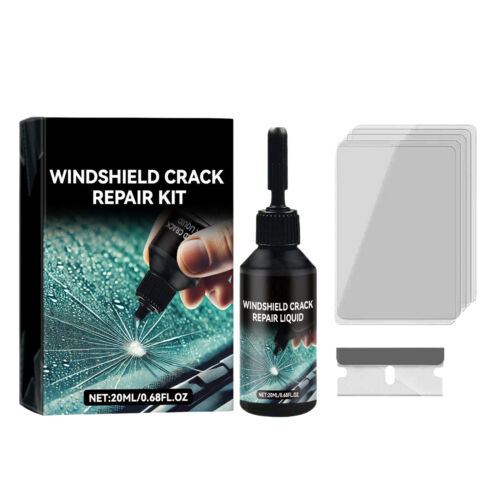 Automotive Glass Nano Repair Kit Fluid Fix Car Windshield Resin Chip Crack Tool