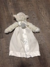 Bearington Baby Plush Cream Bear Security Blanket/Lovey