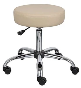 Medical Tabouret Doctor Dentist Doctors Bureau Chaise réglable Beige Caressoft