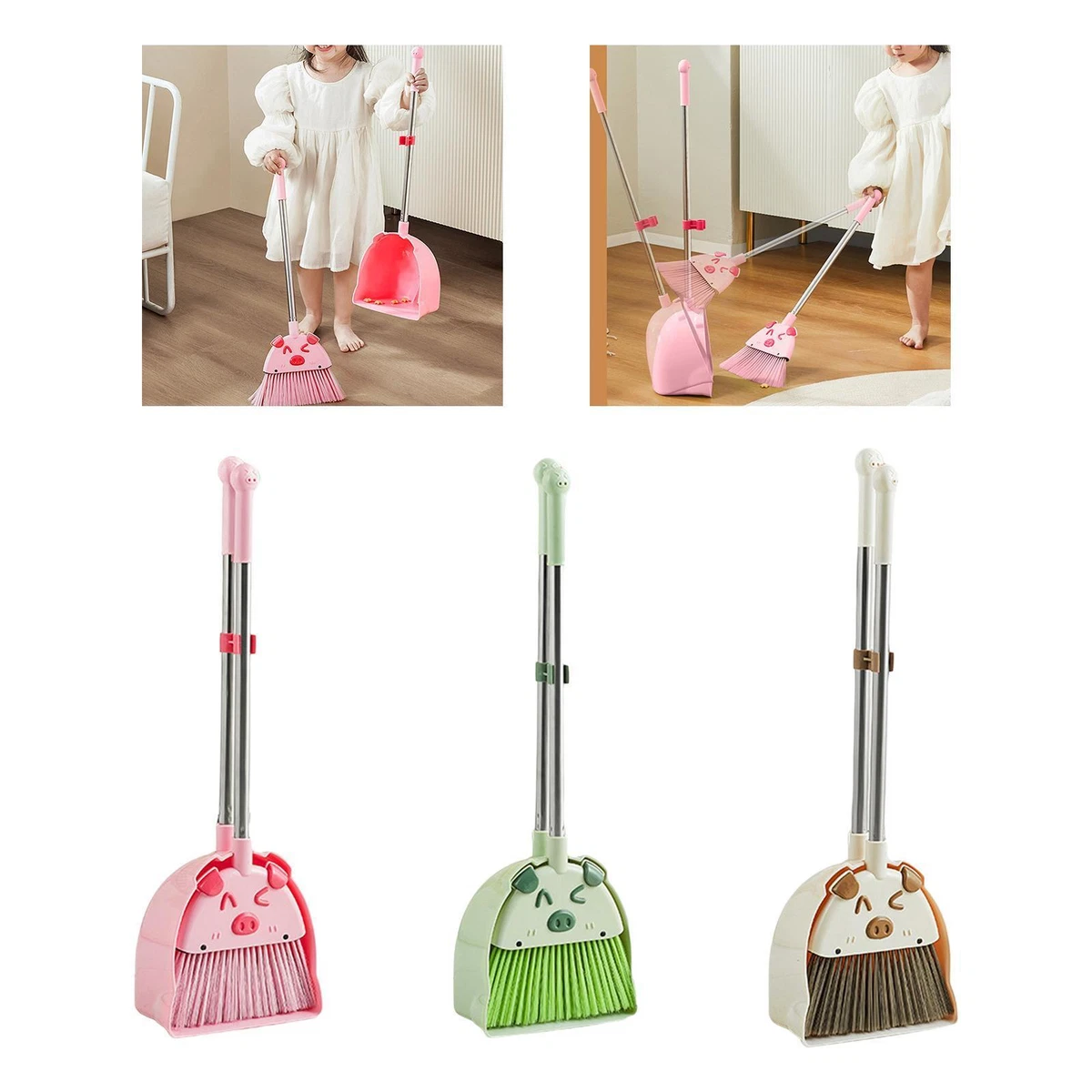 Kid broom best sale and dustpan set