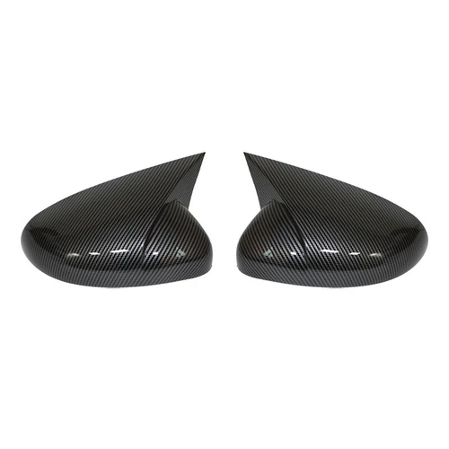 For Honda City 2020-2023 ABS Carbon Fiber Ox Horn Side Rearview Mirror Cover Cap - Picture 3 of 3
