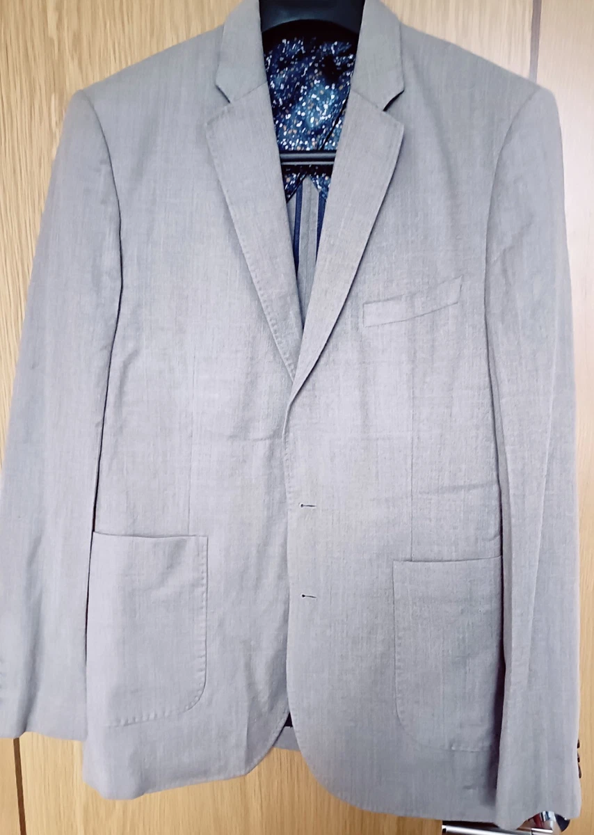 Light grey business suit sale