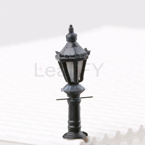 10pcs 1:300 LED Park Lanterns Street Lamp Model Railway Warm White - Bild 5 von 6