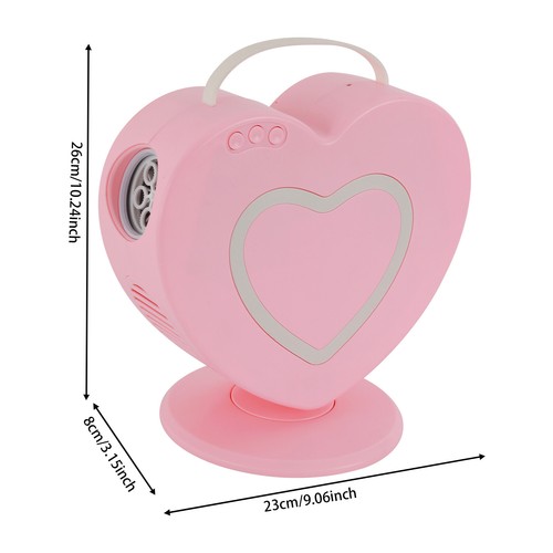 500ml Kinder Automatische Seifenblasenmaschine Herzform Seifenblasenmaschine - Bild 8 von 18