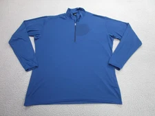 Patagonia Capilene Pullover Mens Large Blue Quarter Zip Base Layer Made in USA