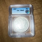 1887 Morgan Silver Dollar ICG MS65