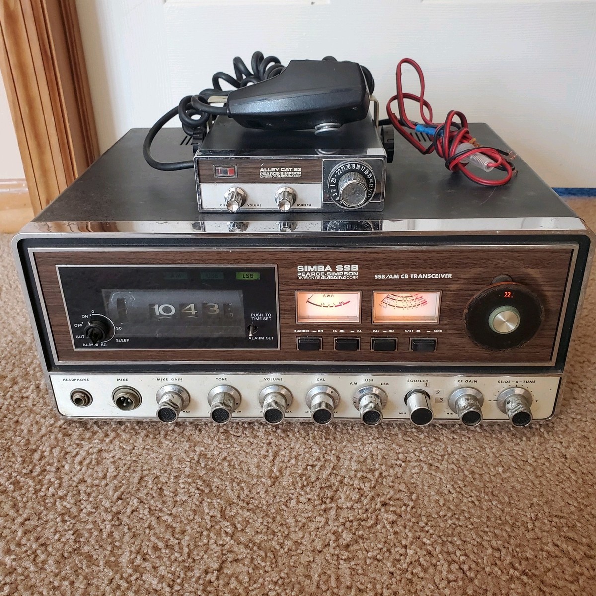 Pearce Simpson SIMBA SSB AM CB Transmitter Gladding Base Station Alley  Cat 23