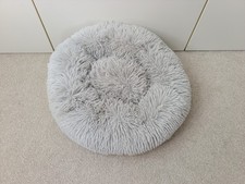 Dog Cat Pet Donut Bed Cushion Fluffy Round Soft Nest Bed - Small 50cm (20")