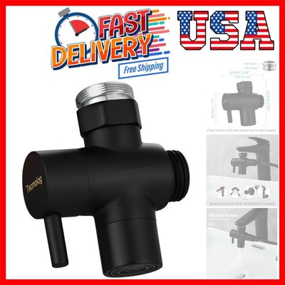 Brass Faucet Diverter Valve With Aerator and M22 to M24 Male Threaded Adapter...