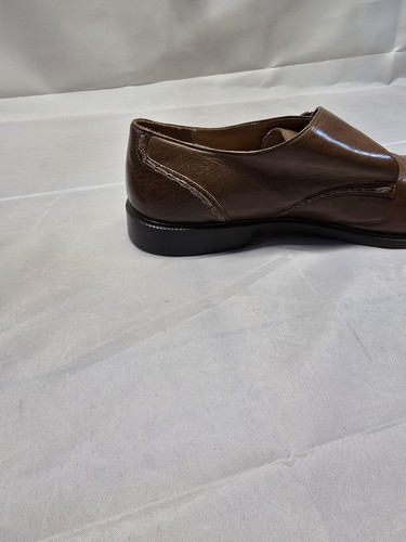 Adolfo handgefertigte italienische braune Herren Leder Mönch Riemen Schuhe 8 1/2 - Bild 12 von 19