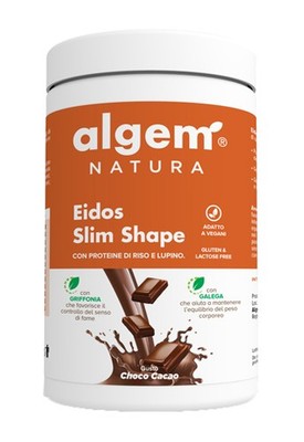 Algem Natura Eidos Slim Shape Integratore Alimentare Gusto Choco Cacao 400g
