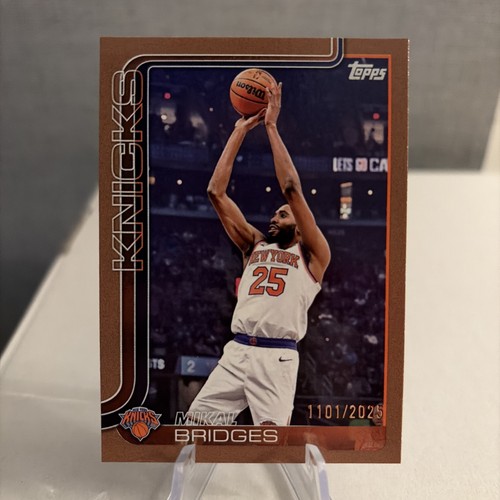 Mikal Bridges #18 2025 Topps card