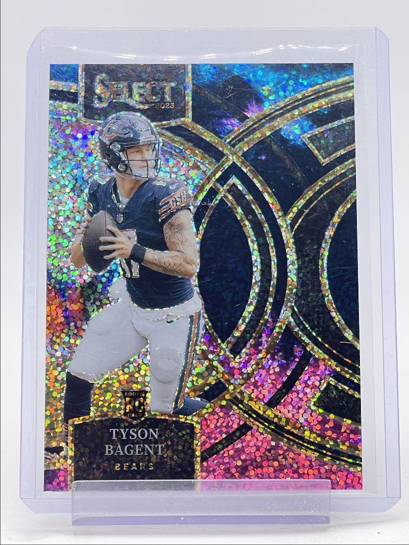 TYSON BAGENT 2023 SELECT PREMIER LEVEL ROOKIE COSMIC PRIZM SSP RC Q5540