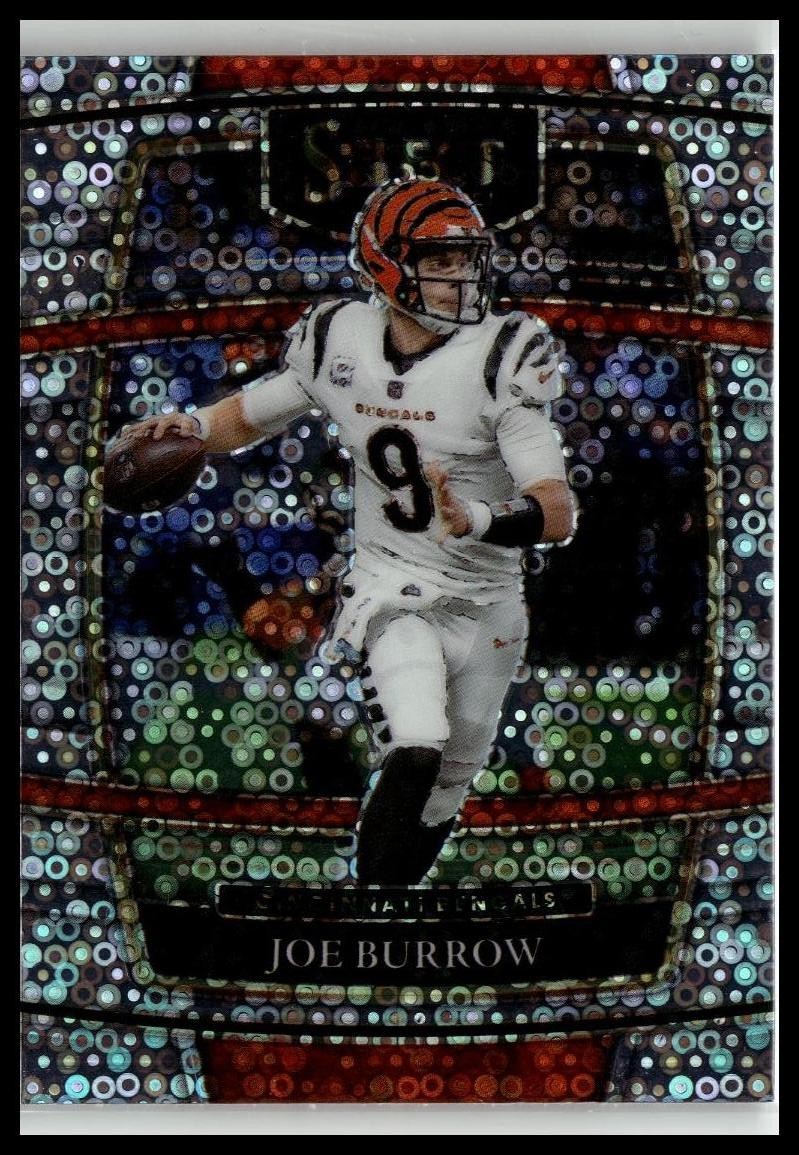 2021 Panini Select #9 Joe Burrow Disco Prizm