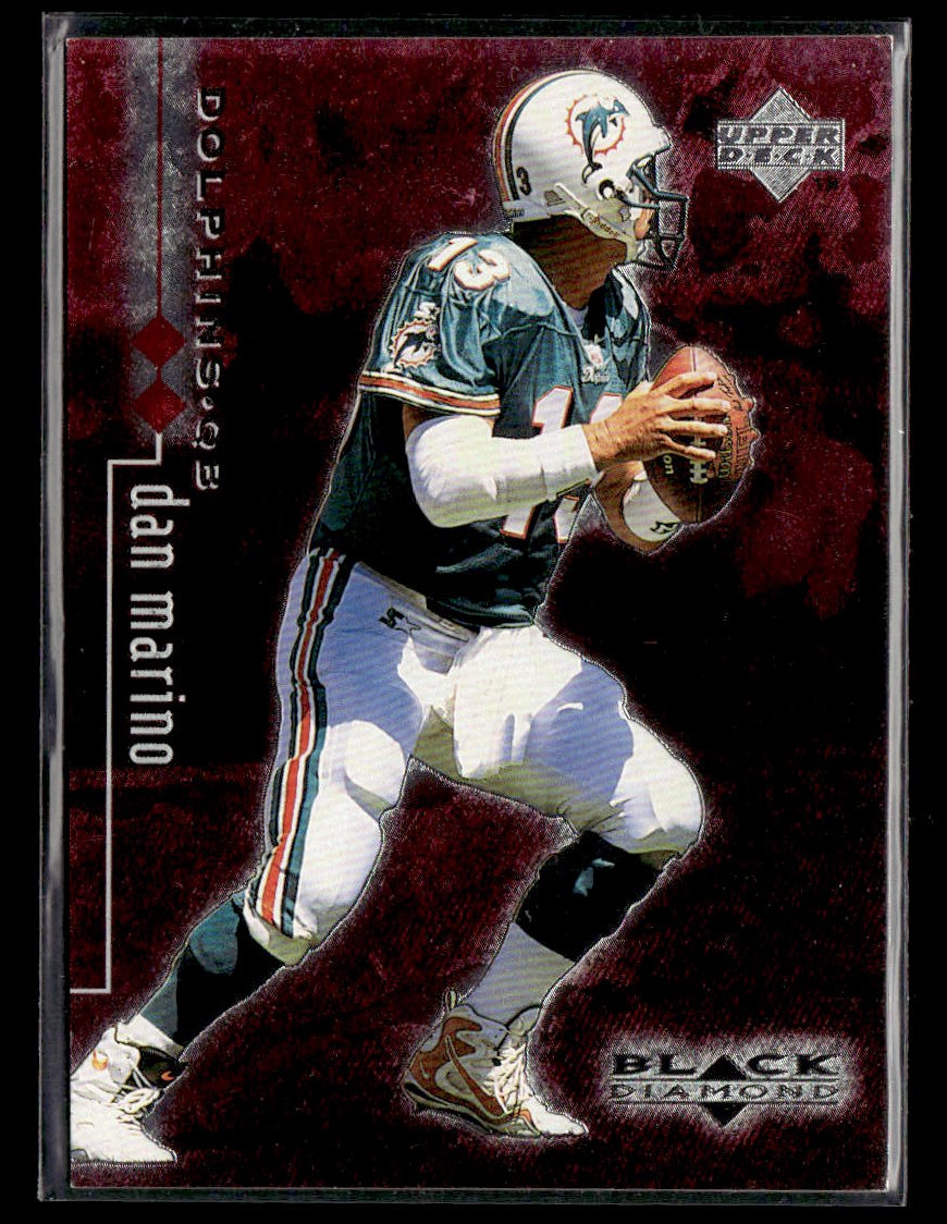 1998 Upper Deck Black Diamond Rookie Edition #43 Dan Marino Double #/3000