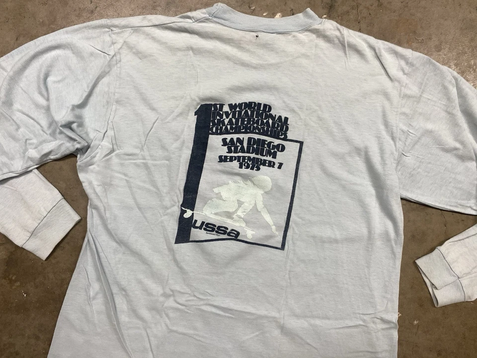 Camiseta De Colección 1975 USSA 1er Campeonato Mundial Invitacional de Skateboard Foto 3 de 4